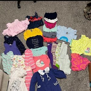 24 month/ 2T girl clothes lot
